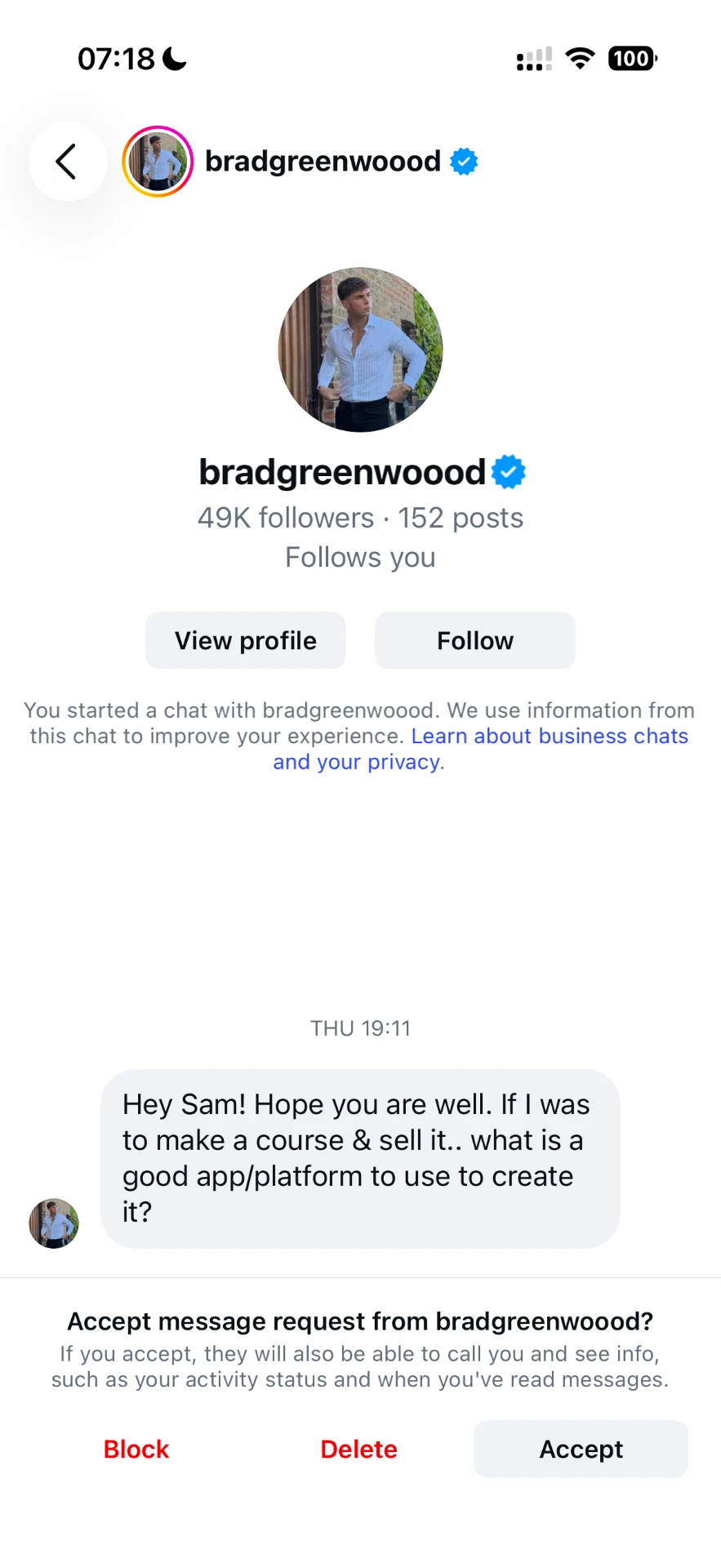 Message from a creator